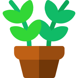Plantes vertes et fleuries